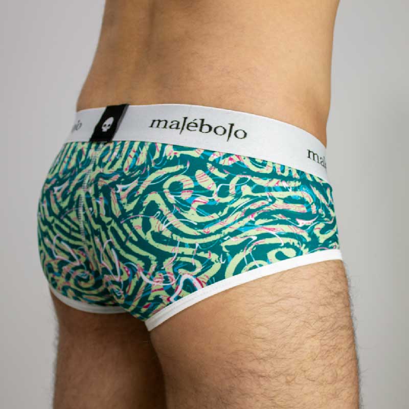 brief amoeba verde vista posterior